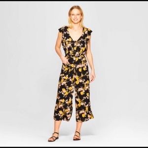 Xhileration floral jumpsuit